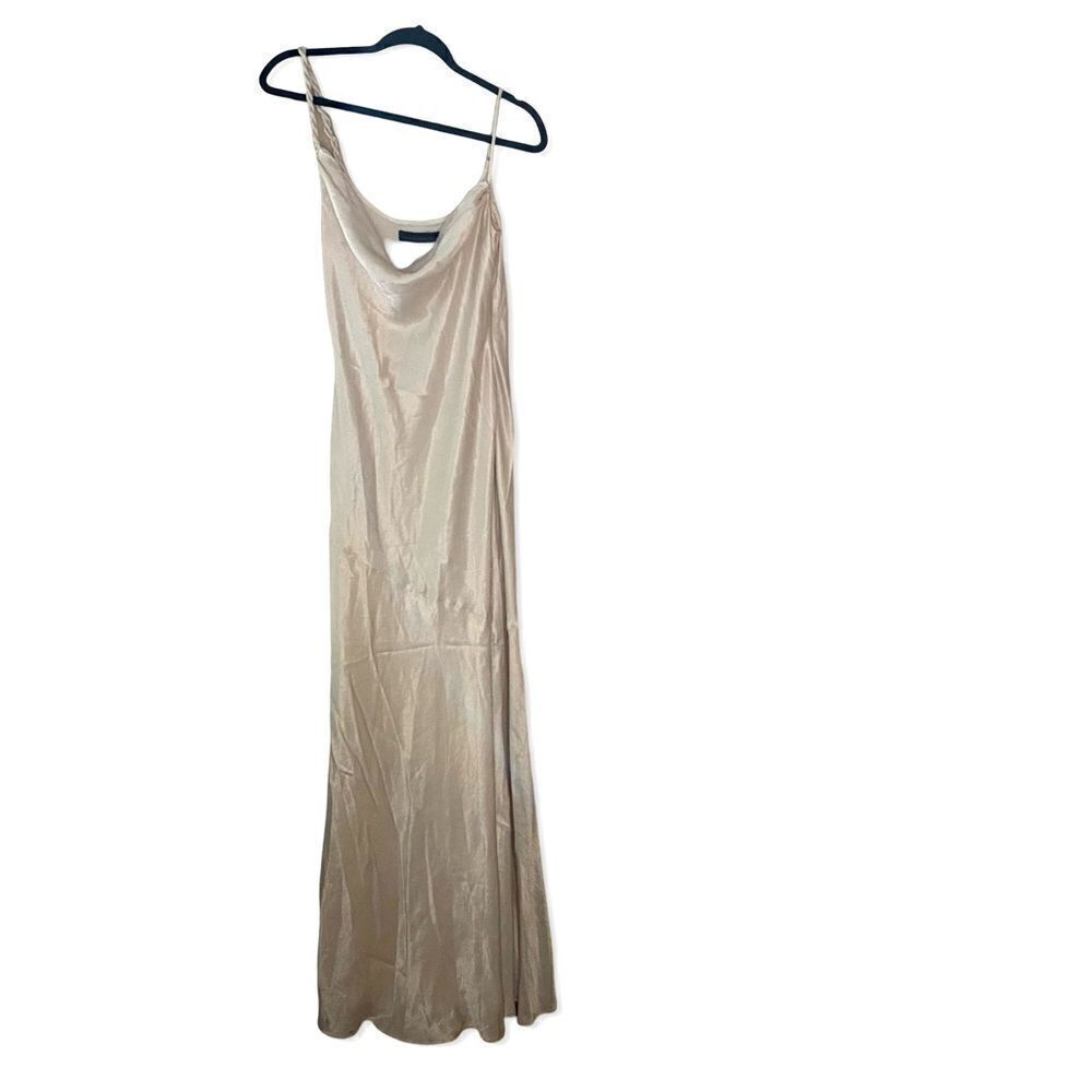 House of Harlow 1960 Irolo gown ivory satin twist strap bias dress Revolve NWT L - Picture 8 of 15